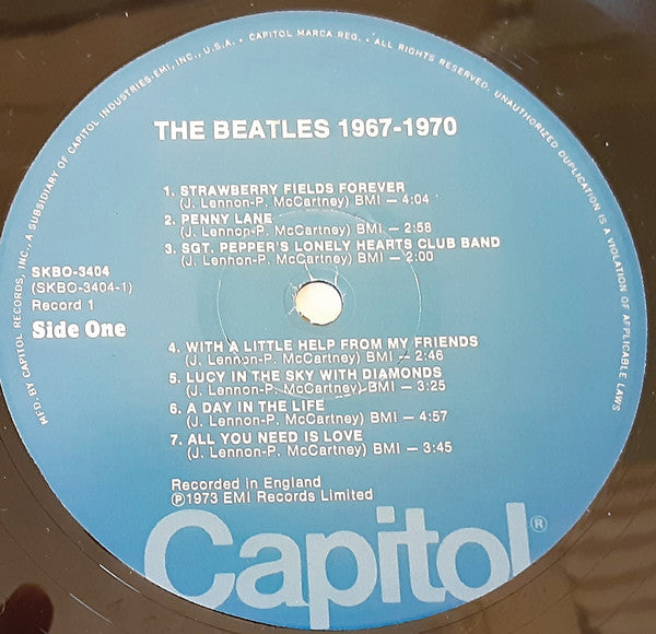 The Beatles - 1967-1970 (2xVinyl, LP, Compilation, Mispress, Reissue) Good Plus (G+) / Good Plus (G+)