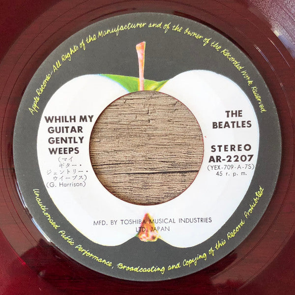 The Beatles - オブ・ラ・ディ, オブ・ラ・ダ = Ob-La-Di, Ob-La-Da / マイ・ギター・ジェントリー・ウイープス = While My Guitar Gently Weeps (Vinyl, 7", 45 RPM, Single) Good Plus (G+) / Very Good (VG)