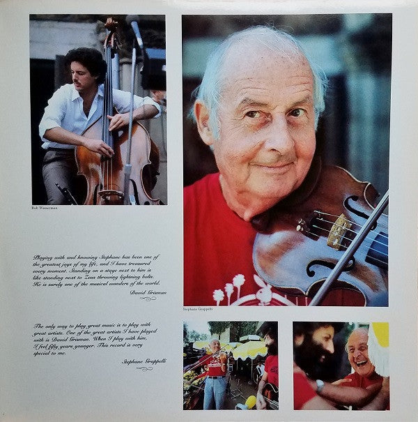 Stéphane Grappelli - Live (Vinyl, LP, Stereo) Very Good Plus (VG+) / Very Good (VG)
