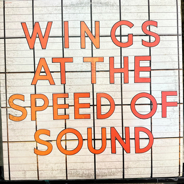Wings (2) - Wings At The Speed Of Sound (Vinyl, LP, Album) Very Good (VG) / Very Good (VG)