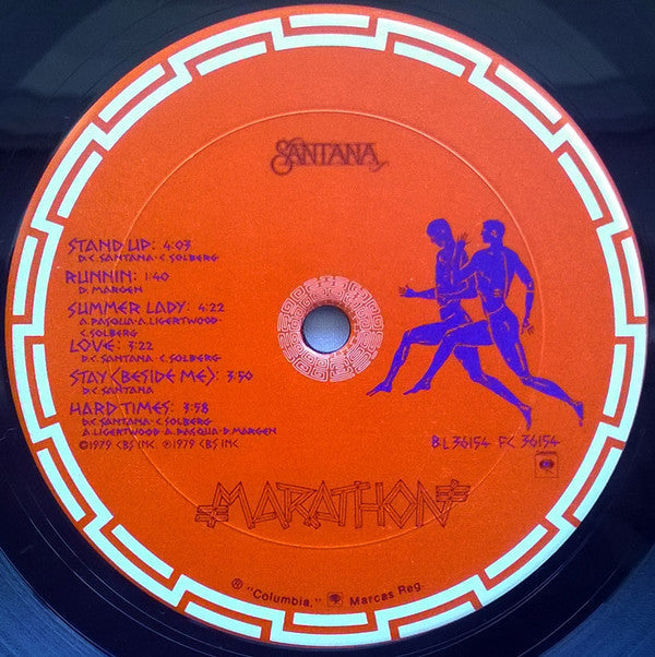 Santana - Marathon (Vinyl, LP, Album, Stereo) Very Good Plus (VG+) / Very Good (VG)