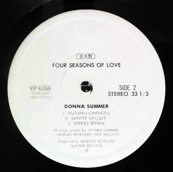 Donna Summer - Four Seasons Of Love (Vinyl, LP, Album, Promo) Very Good Plus (VG+) / Very Good (VG)