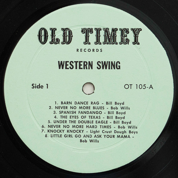 Various - Western Swing (Historic Recordings) (Vinyl, LP, Compilation) Very Good Plus (VG+) / Very Good (VG)