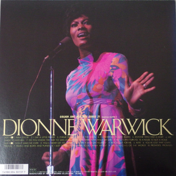 Dionne Warwick - The Greatest Hits 20 (Vinyl, LP, Compilation, Stereo)