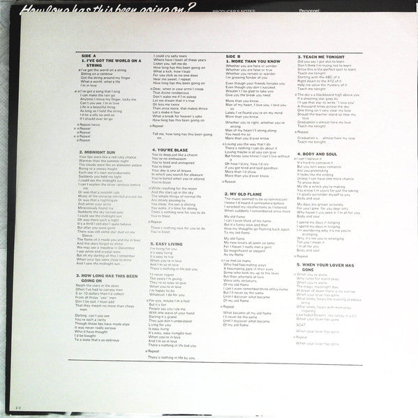 Sarah Vaughan - How Long Has This Been Going On? (Vinyl, LP, Album)
