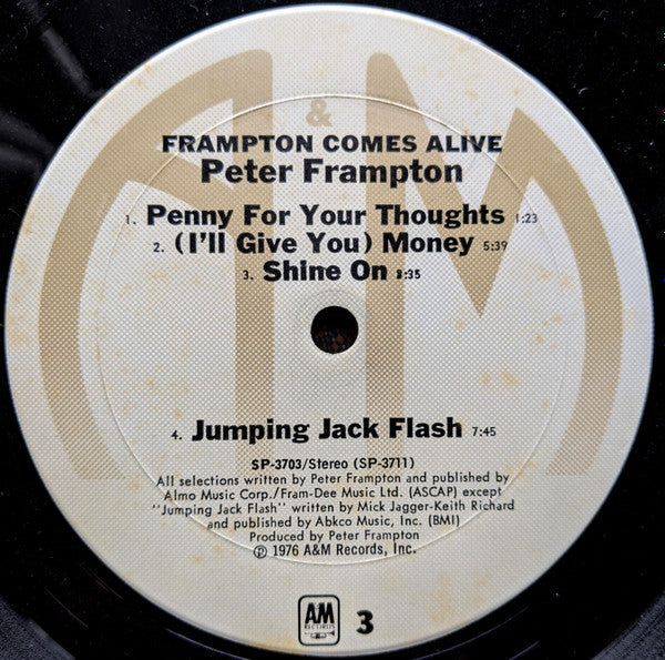 Peter Frampton - Frampton Comes Alive! (2xVinyl, LP, Album) Very Good Plus (VG+) / Very Good Plus (VG+)