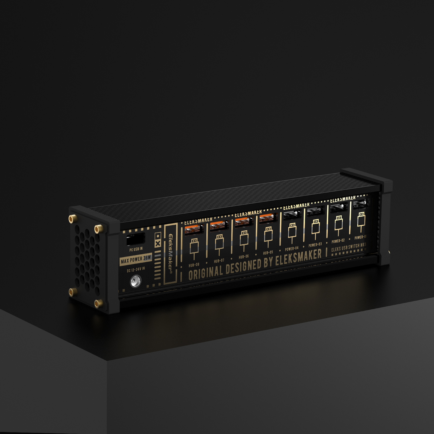 Eleks Power Console — EleksMaker NK6 8-Port USB Hub with Voice Control