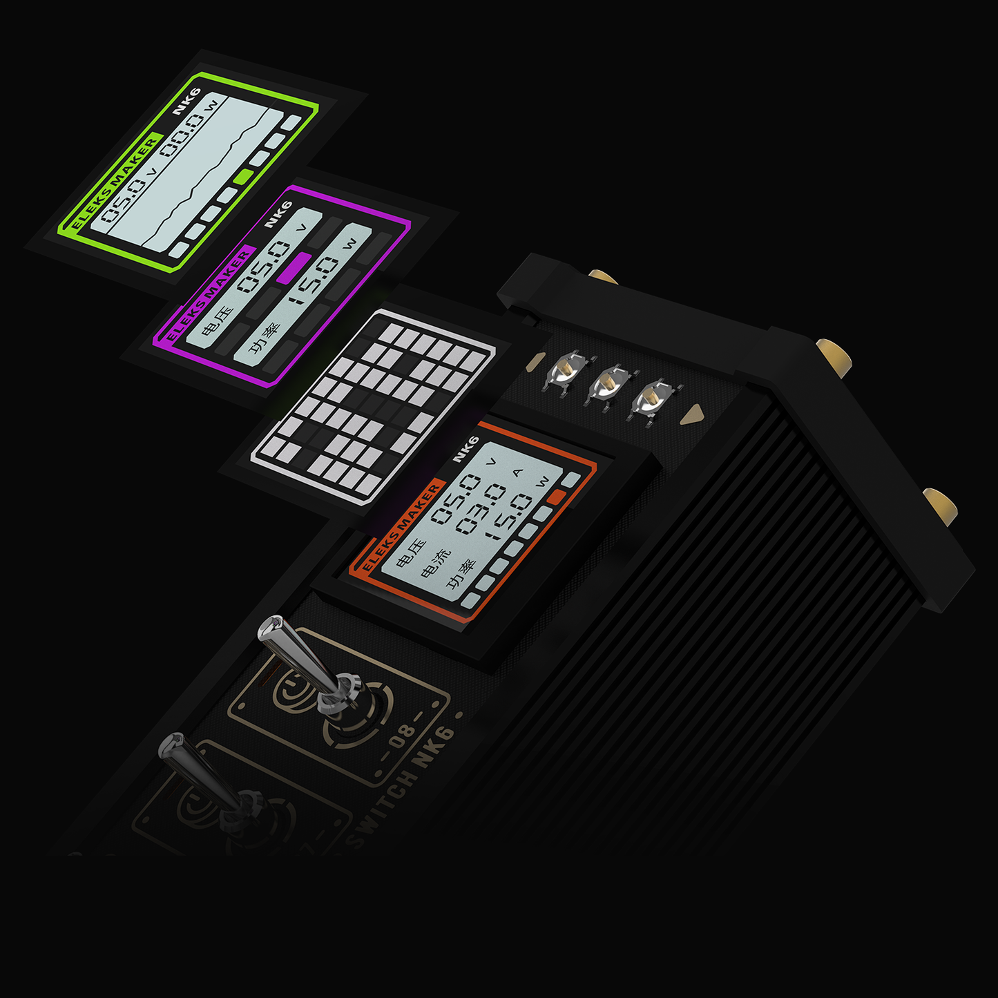 Eleks Power Console — EleksMaker NK6 8-Port USB Hub with Voice Control