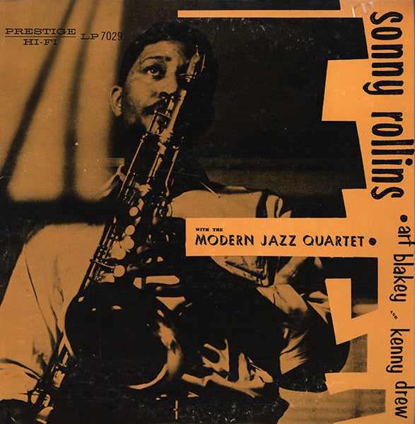 Sonny Rollins - Sonny Rollins With The Modern Jazz Quartet (Vinyl, LP, Album, Reissue, Mono) Good Plus (G+) / Very Good (VG)