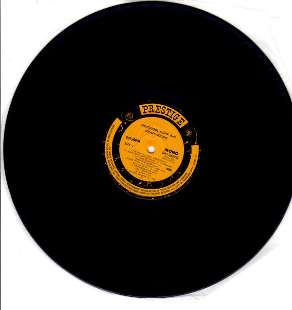 Thelonious Monk - Thelonious Monk / Sonny Rollins (Vinyl, LP, Album, Compilation, Reissue, Mono) Very Good (VG) / Good Plus (G+)