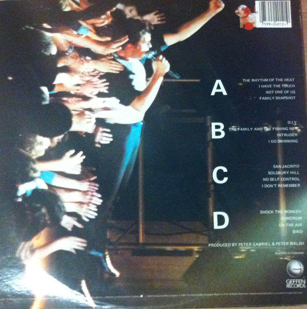 Peter Gabriel - Plays Live (Vinyl, LP, Album)