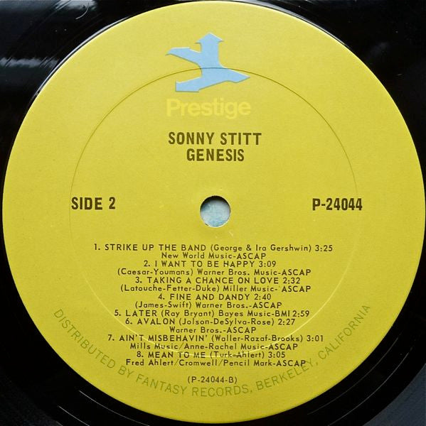 Sonny Stitt - Genesis (2xVinyl, LP, Compilation) Very Good (VG) / Very Good (VG)