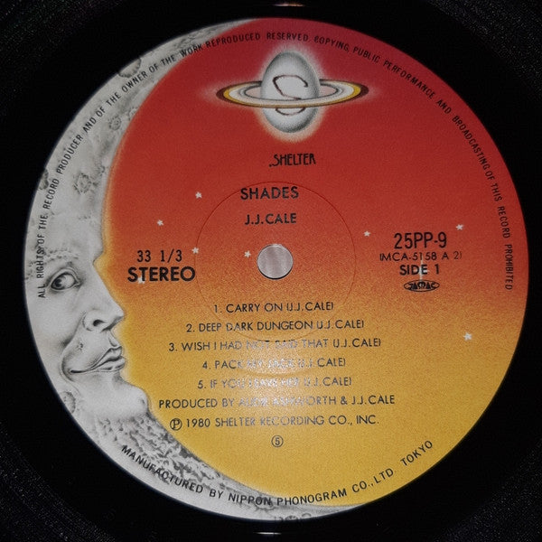J.J. Cale - Shades (Vinyl, LP, Album) Near Mint (NM or M-) / Very Good (VG)