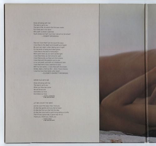 John Lennon & Yoko Ono - Milk And Honey (Vinyl, LP, Album, Stereo)
