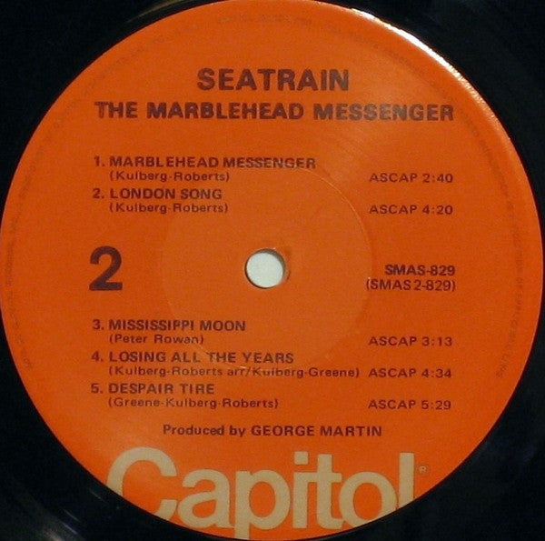 Seatrain - The Marblehead Messenger (Vinyl, LP, Album, Reissue) Very Good (VG) / Very Good (VG)