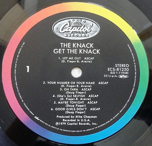 The Knack (3) - Get The Knack (Vinyl, LP, Album)