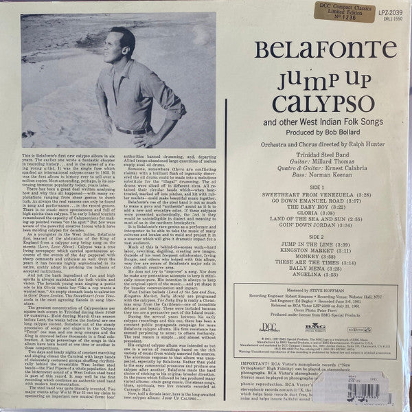 Harry Belafonte - Jump Up Calypso (Vinyl, LP, Album, Limited Editio...