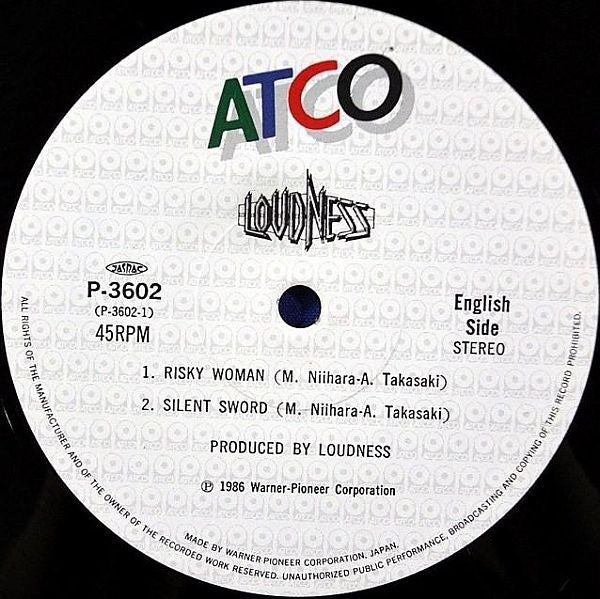 Loudness (5) - Risky Woman (Vinyl, 12", Maxi-Single, 45 RPM)