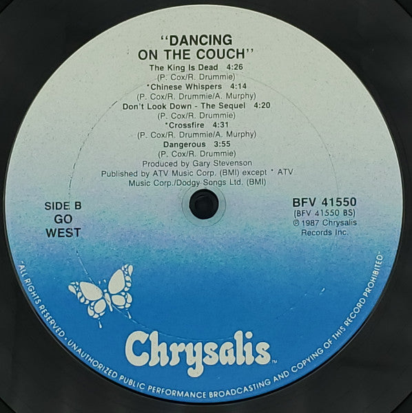 Go West - Dancing On The Couch (Vinyl, LP, Album) Very Good Plus (VG+) / Very Good Plus (VG+)