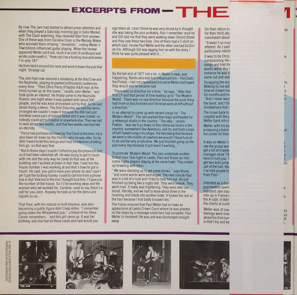 The Jam - Snap! = スナップ / ザ・ジャム・ベスト!! (Vinyl, LP, Compilation)