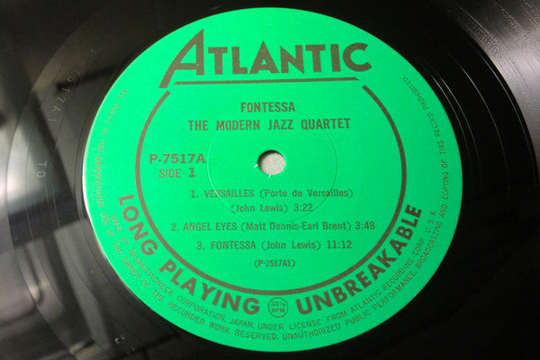 The Modern Jazz Quartet - Fontessa (Vinyl, LP, Album, Reissue, Mono)
