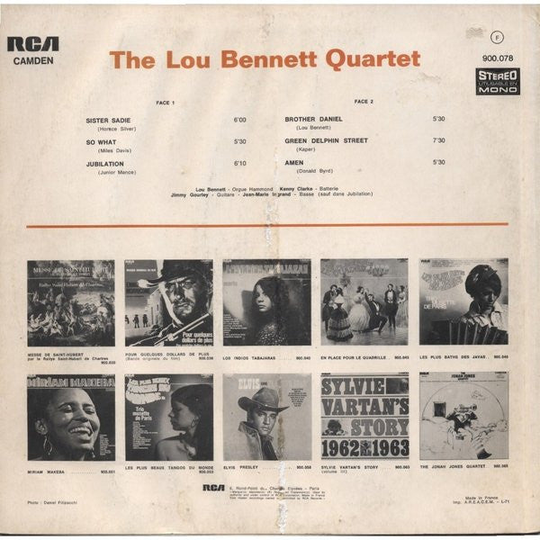 The Lou Bennett Quartet - Amen (Vinyl, LP, Reissue, Stereo) Good Plus (G+) / Good Plus (G+)