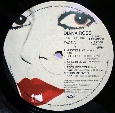 Diana Ross - Silk Electric (Vinyl, LP, Album) Near Mint (NM or M-) / Very Good Plus (VG+)