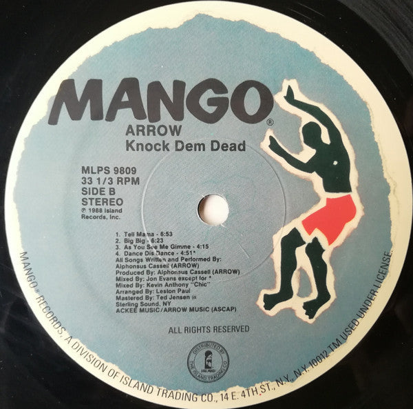 Arrow (2) - Knock Dem Dead (Vinyl, LP, Album) Very Good (VG) / Very Good (VG)