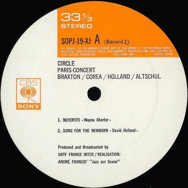 Circle (5) - Paris - Concert (Vinyl, LP, Album)