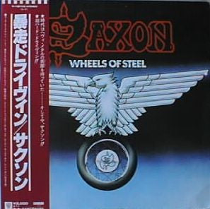 Saxon - Wheels Of Steel (Vinyl, LP, Album, Stereo)