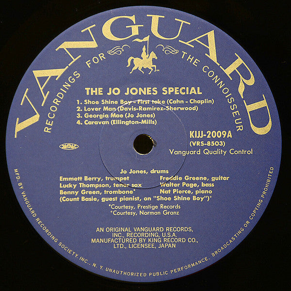 Jo Jones - The Jo Jones Special (Vinyl, LP, Album, Reissue) Very Good Plus (VG+) / Very Good (VG)