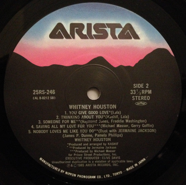 Whitney Houston - Whitney Houston = A Gentle Breeze (Vinyl, LP, Album, Repress) Very Good (VG) / Very Good (VG)
