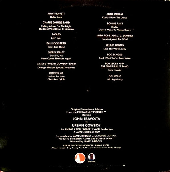 Various - Urban Cowboy (Original Motion Picture Soundtrack) (2xVinyl, LP, Album, Compilation, Stereo) Good Plus (G+) / Very Good (VG)