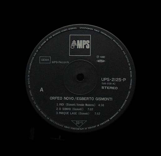 Egberto Gismonti - Orfeo Novo (Vinyl, LP, Album, Reissue) Very Good Plus (VG+) / Very Good Plus (VG+)