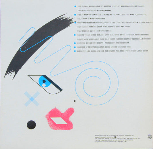 Carlene Carter - Blue Nun (Vinyl, LP, Album) Very Good Plus (VG+) / Very Good Plus (VG+)