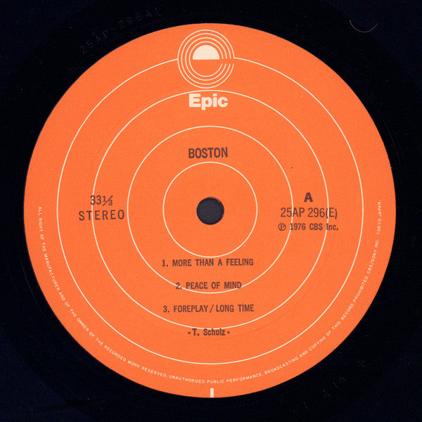 Boston - Boston (Vinyl, LP, Album, Stereo)