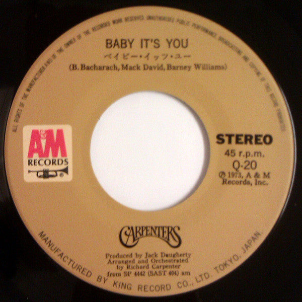 Carpenters - Gem Of Carpenters (2xVinyl, Vinyl, LP, Compilation, 7", 45 RPM) Good Plus (G+) / Very Good (VG)