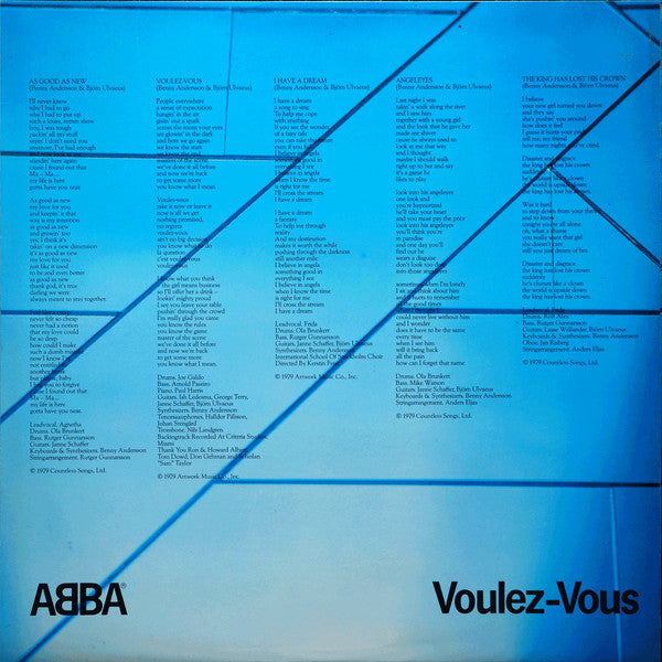 ABBA - Voulez-Vous (Vinyl, LP, Album, Stereo) Very Good (VG) / Very Good Plus (VG+)