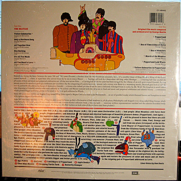 The Beatles - Yellow Submarine (Vinyl, LP, Album, Reissue, Stereo) Very Good (VG) / Very Good (VG)