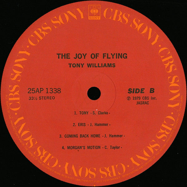 Anthony Williams - The Joy Of Flying (Vinyl, LP, Album) Near Mint (NM or M-) / Very Good Plus (VG+)