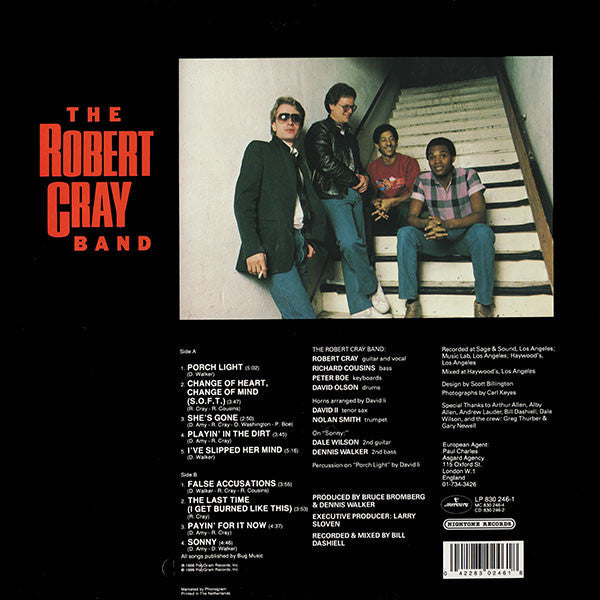 The Robert Cray Band - False Accusations (Vinyl, LP, Album) Very Good (VG) / Very Good Plus (VG+)