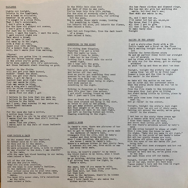 Bruce Springsteen - Darkness On The Edge Of Town (Vinyl, LP, Album,...