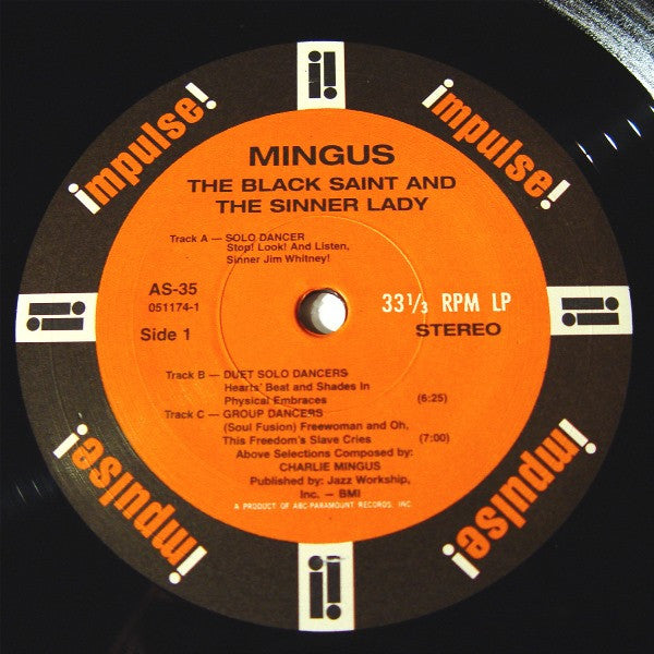 Charles Mingus - The Black Saint And The Sinner Lady (Vinyl, LP, Album, Reissue, Remastered, Stereo) Near Mint (NM or M-) / Near Mint (NM or M-)