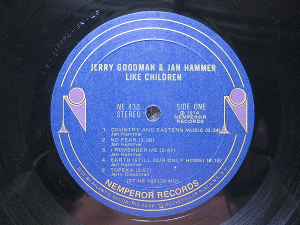 Jerry Goodman - Like Children (Vinyl, LP, Album) Very Good Plus (VG+) / Very Good (VG)