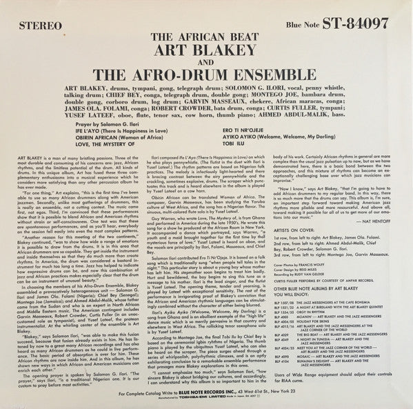 Art Blakey & The Afro-Drum Ensemble - The African Beat (Vinyl, LP, ...