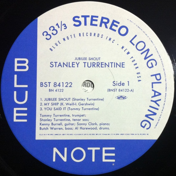 Stanley Turrentine - Jubilee Shout!!! (Vinyl, LP, Album, Limited Edition, Reissue) Near Mint (NM or M-) / Near Mint (NM or M-)