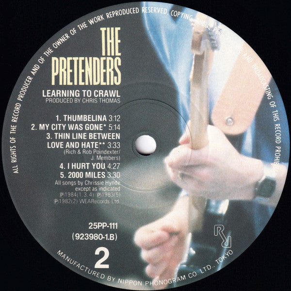 The Pretenders - Learning To Crawl (Vinyl, LP, Album, Stereo) Very Good Plus (VG+) / Very Good (VG)