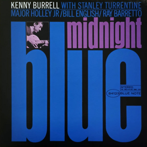 Kenny Burrell - Midnight Blue (Vinyl, LP, Album, Reissue, Stereo) Very Good Plus (VG+) / Very Good Plus (VG+)