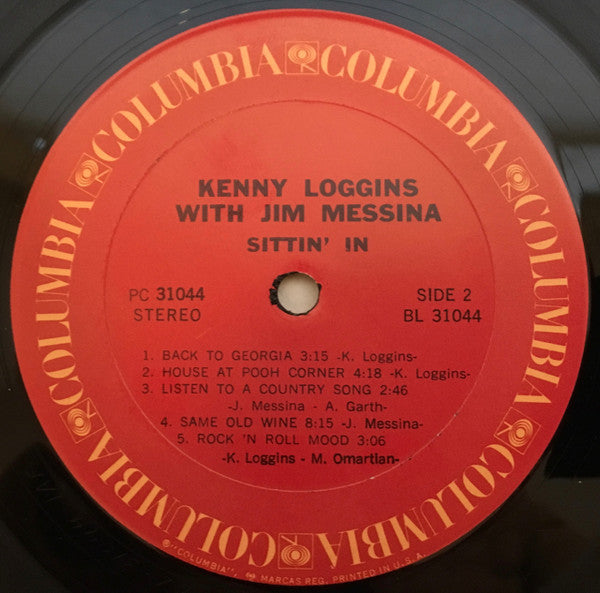 Loggins And Messina - Sittin' In (Vinyl, LP, Album, Reissue) Very Good Plus (VG+) / Very Good Plus (VG+)