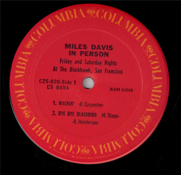 Miles Davis - In Person Friday And Saturday Nights At The Blackhawk, San Francisco (2xVinyl, LP, Album, Reissue, Stereo) Very Good Plus (VG+) / Very Good Plus (VG+)